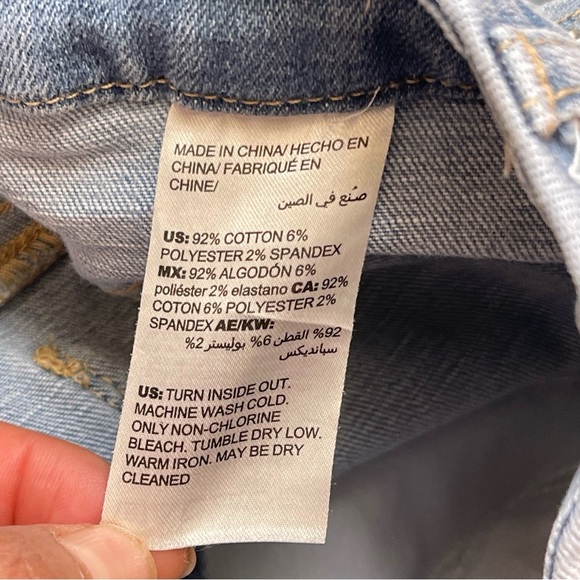 Chico’s So Slimming Girlfriend Slim Leg Ankle Jeans Womens Size 0.5 Regular Sz 6 - Picture 10 of 11